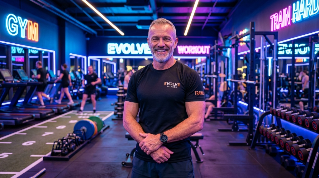 Personlig tränare Mikael i gymmet